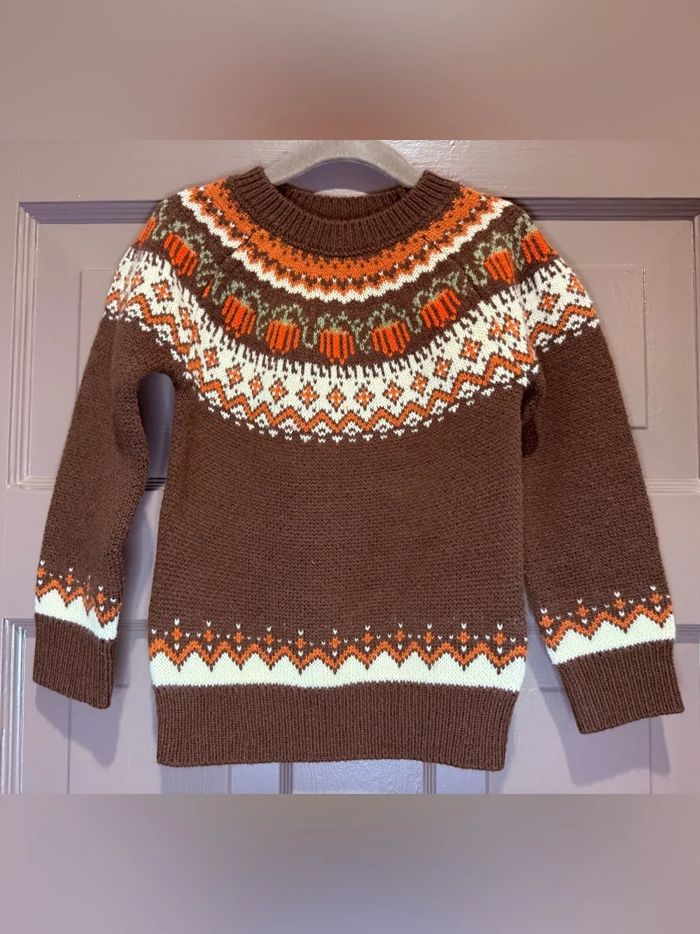 Kiel James Patrick The Cozy Pumpkin Sweater - Kids 4T